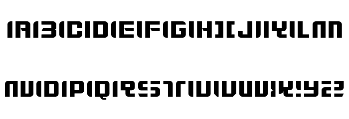 Zdyk Gemini Regular Font LOWERCASE