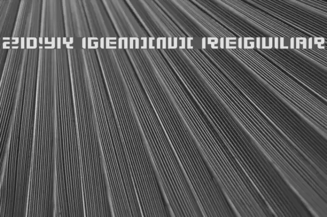 Zdyk Gemini Regular Font examples