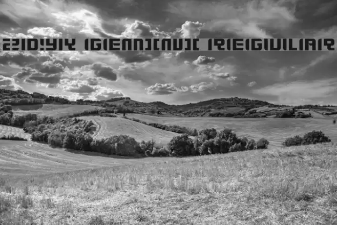 Zdyk Gemini Regular Font examples