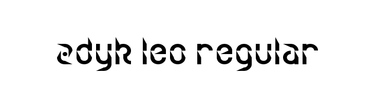 Zdyk Leo Regular फ़ॉन्ट
