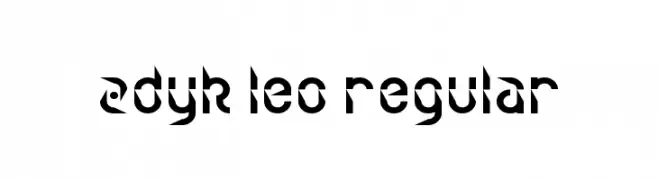 Zdyk Leo Regular  baixar fontes gratis