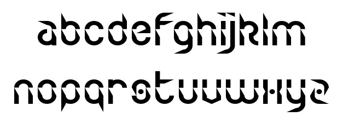 Zdyk Leo Regular Font LOWERCASE