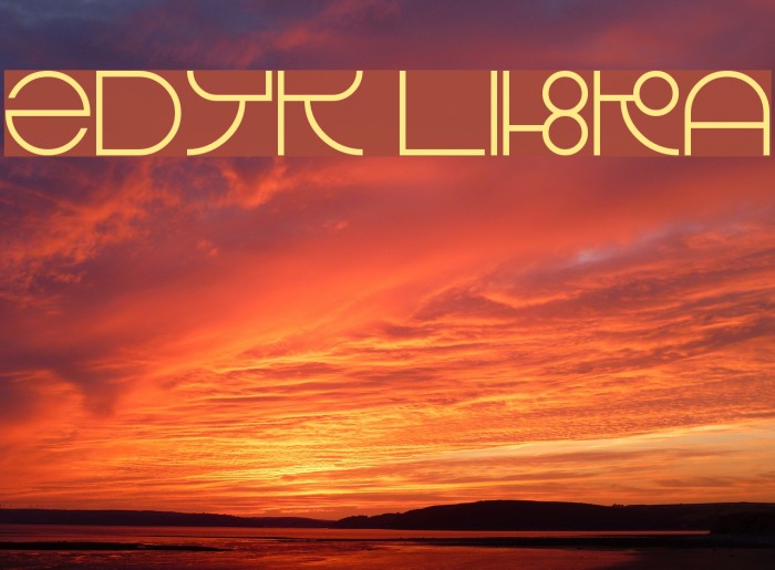 Zdyk Libra Font examples