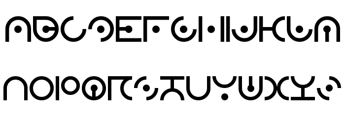 Zdyk Sagittarius Font LOWERCASE