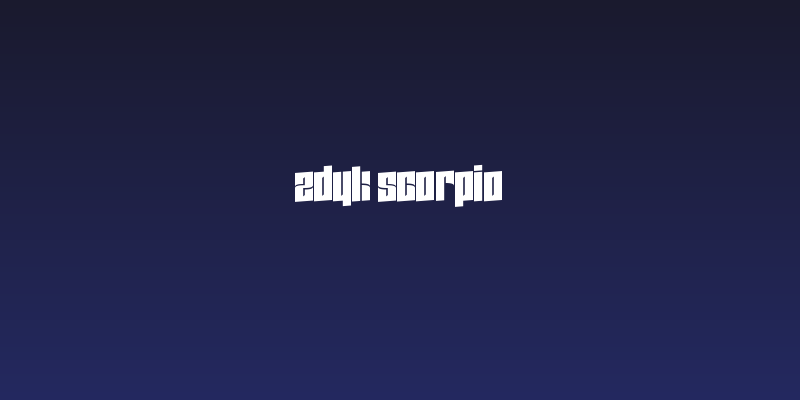 Zdyk Scorpio Social Header