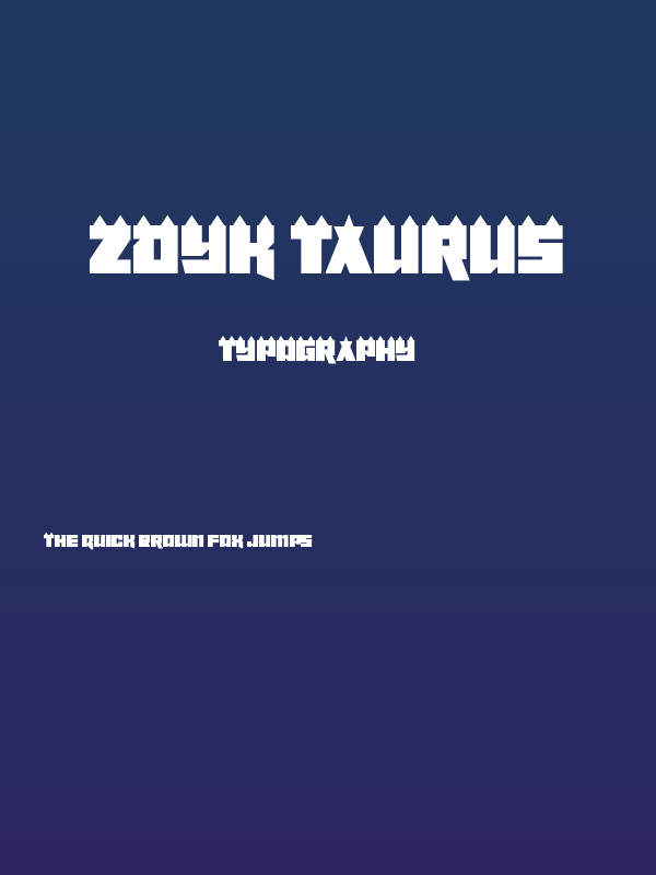 Zdyk Taurus Poster