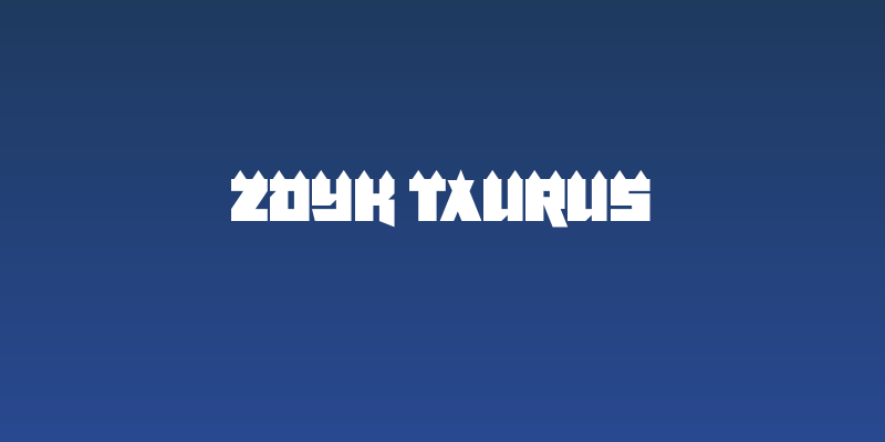 Zdyk Taurus Social Header