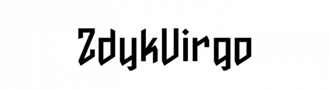 Zdyk Virgo  font caratteri gratis