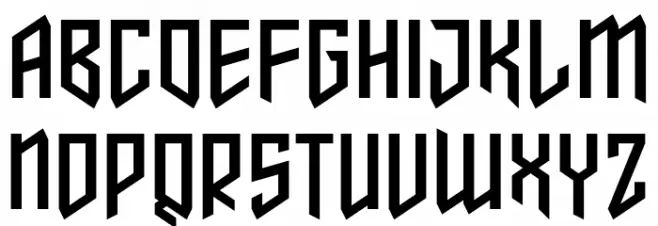 Zdyk Virgo Шрифта ВЕРХНИЙ
