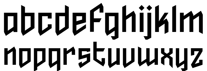 Zdyk Virgo Font LOWERCASE