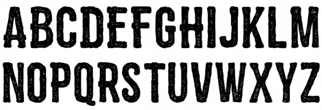 ZEMBOOD Schriftart Groß