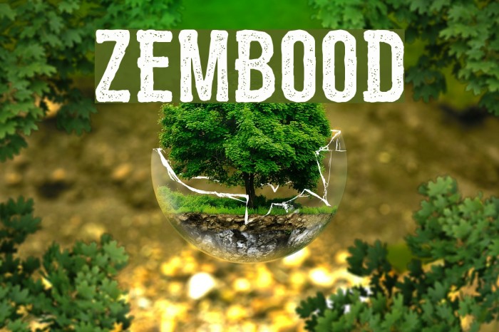 ZEMBOOD Font examples