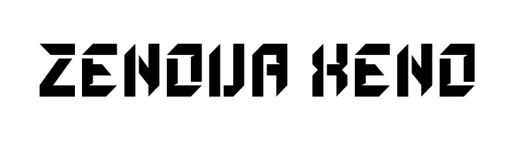 ZENOVA XENO  Скачать бесплатные шрифты