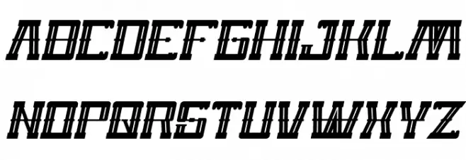 ZEPPELIN Bold Italic Шрифта ВЕРХНИЙ
