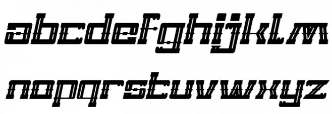 ZEPPELIN Bold Italic Schriftart Kleinbuchstaben