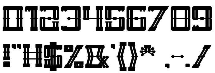 ZEPPELIN Bold Font OTHER CHARS