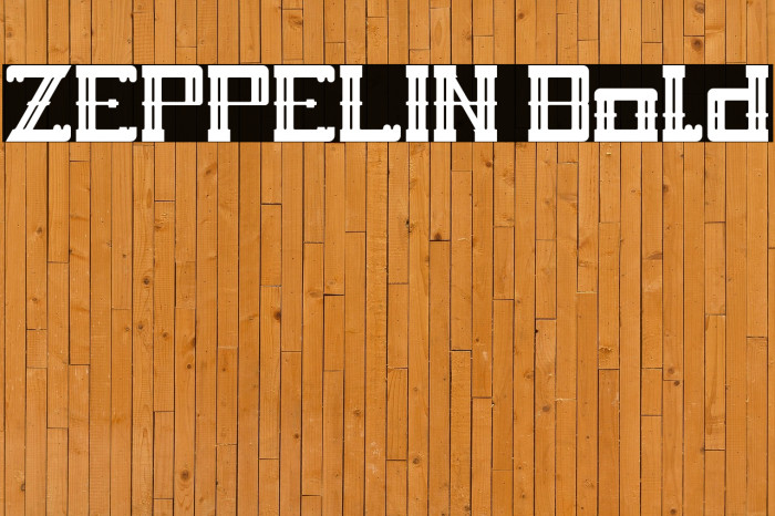 ZEPPELIN Bold Example 3