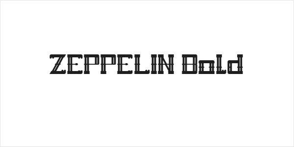 ZEPPELIN Bold Logo