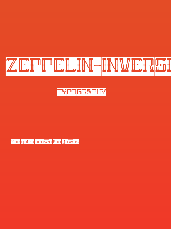 ZEPPELIN-Inverse Poster