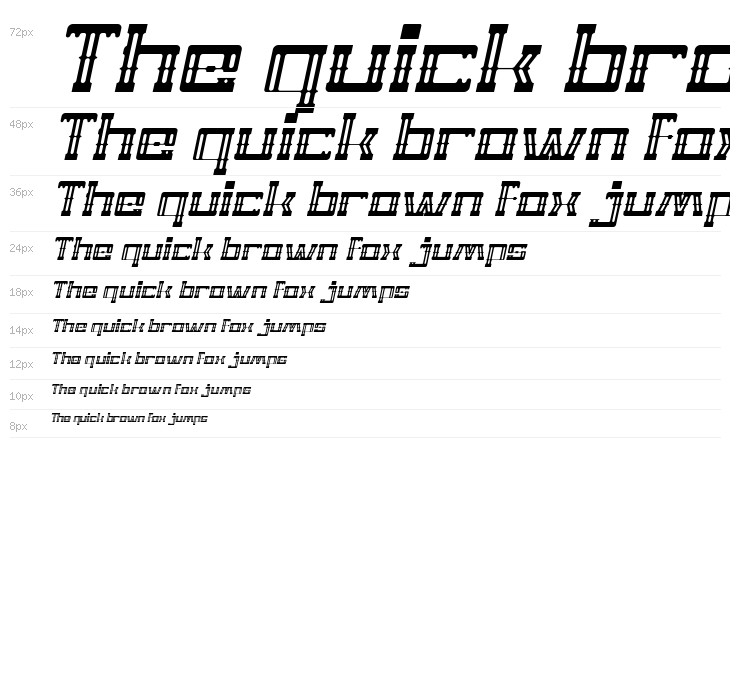 ZEPPELIN Italic Waterfall