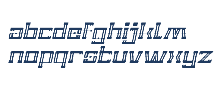 ZEPPELIN Italic Lowercase