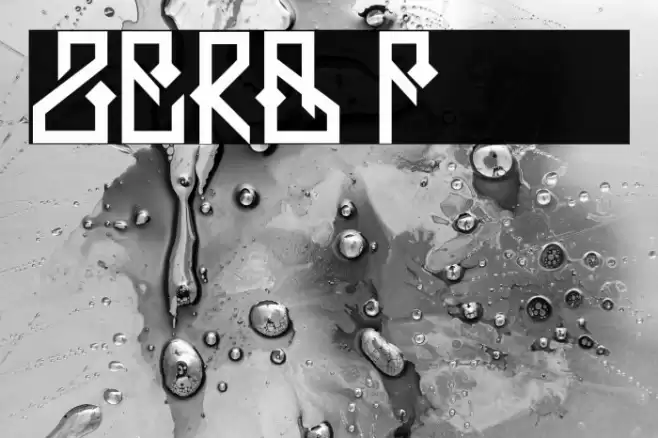 ZERB Шрифта examples