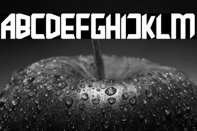 ZEROHATE Font examples