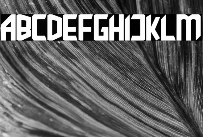 ZEROHATE Font examples