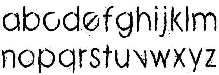 ZERO_CRE Font LOWERCASE