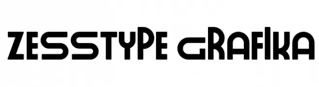 ZESSTYPE GRAFIKA  Fuentes Gratis Descargar