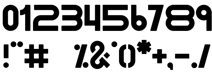 ZESSTYPE GRAFIKA Font OTHER CHARS