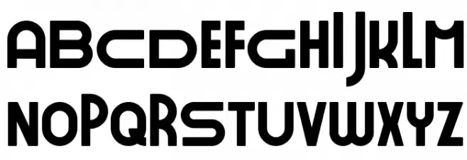 ZESSTYPE GRAFIKA خط أحرف كبيرة