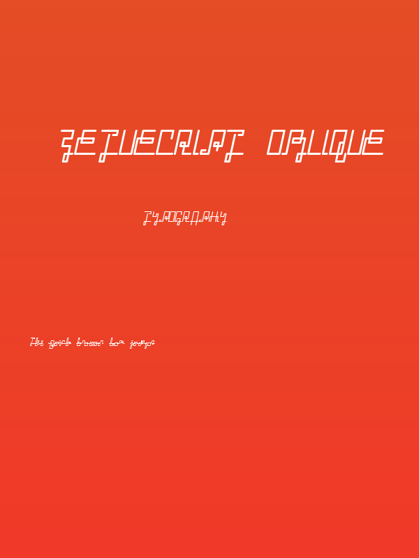 ZETUEcript Oblique Poster