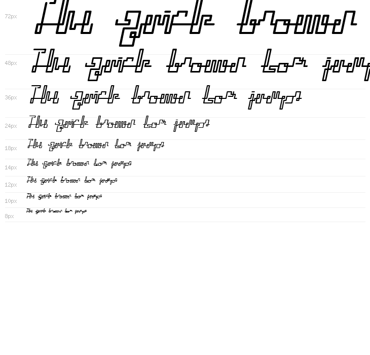 ZETUEcript Oblique Waterfall