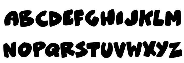 ZeBrA bLoBs Font LOWERCASE
