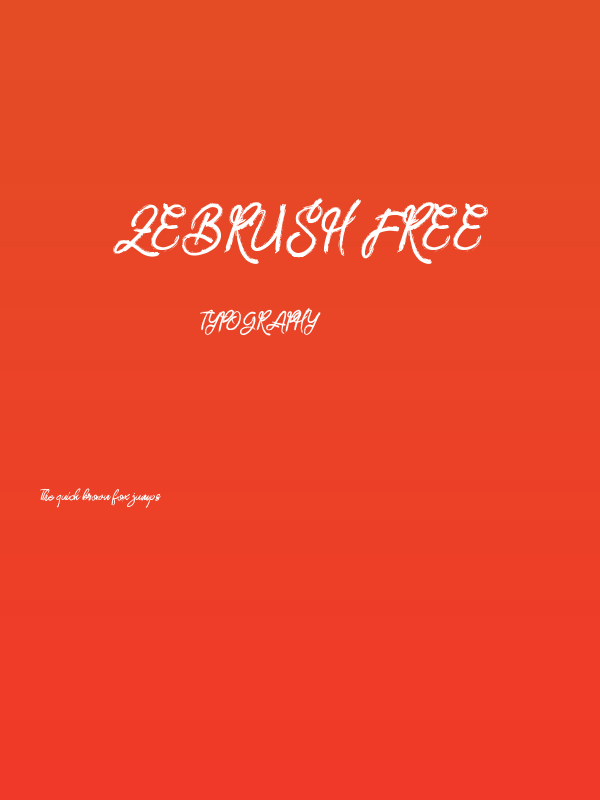 ZeBrush FREE Poster