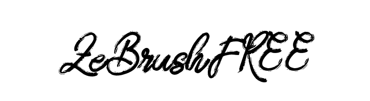 ZeBrushFREE  Fuentes Gratis Descargar