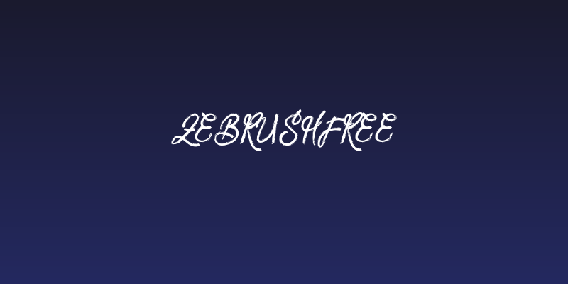 ZeBrushFREE Social Header