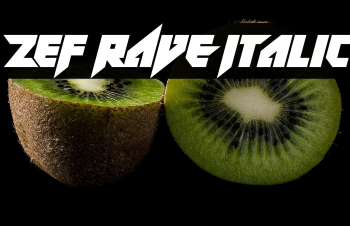 ZeF RAVE Italic Example 1
