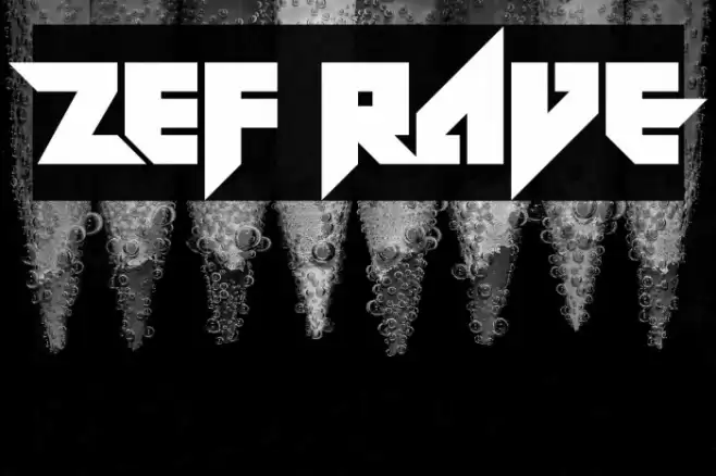 ZeF RAVE Font examples