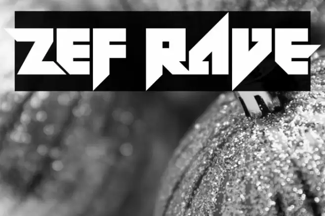 ZeF RAVE Font examples