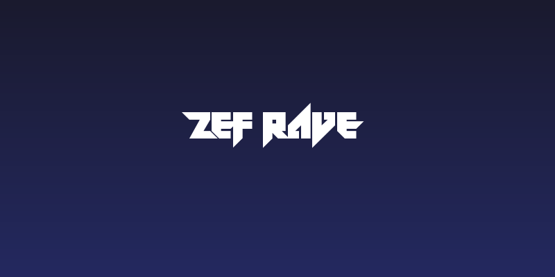 ZeF RAVE Social Header