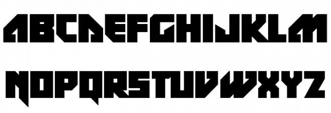 ZeF RAVE 字体 小写