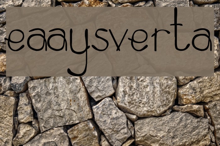 ZeaMaysEverta Font examples
