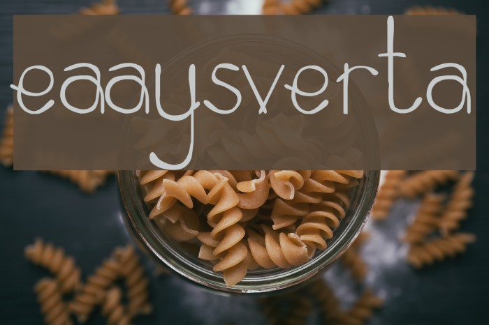 ZeaMaysEverta Font examples