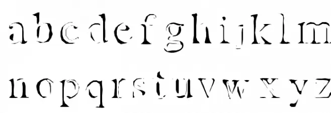 Zeal Font LOWERCASE