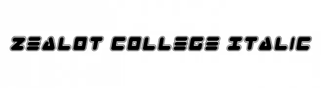 Zealot College Italic  Frei Schriftart Herunterladen