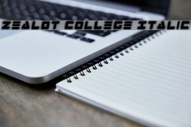 Zealot College Italic Example 2