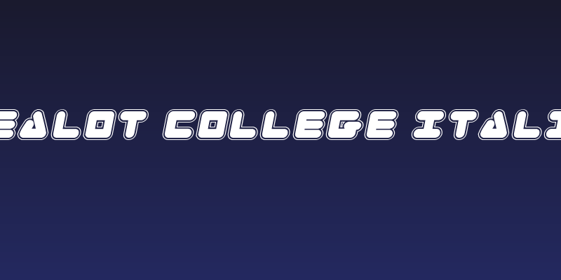 Zealot College Italic Social Header