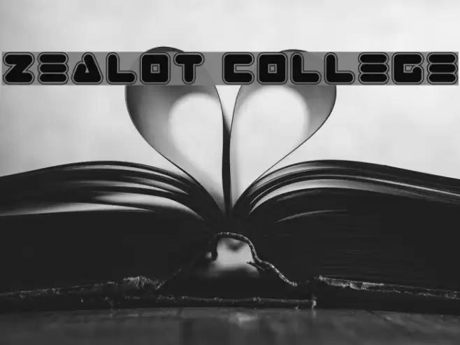 Zealot College Font examples